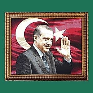 Recep Tayyip Erdoğan Goblen Tablo T17 80cmx70cm