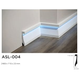 Pdf Ledli Lake Polimer Süpürgelik ASL-004