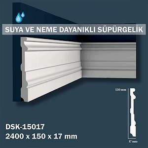 15 cm Polimer Lake Süpürgelik