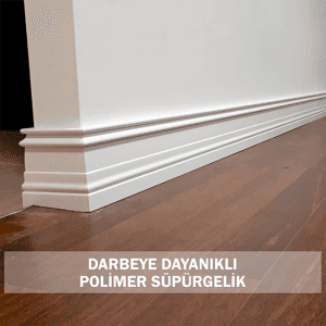 15 cm Polimer Lake Süpürgelik