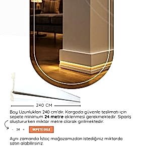 10 cm Led Kanallı Lake Süpürgelik Modelleri ve Fiyatları