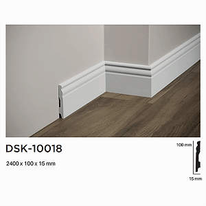10cm Polimer Lake Süpürgelik DSK10018