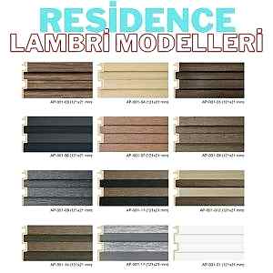 Alternative view of Residence Duvar Lambri Kaplama 12cm (AP001-11)
