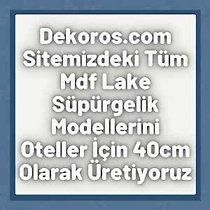 40cm Otel Lake Süpürgelik İmalatı