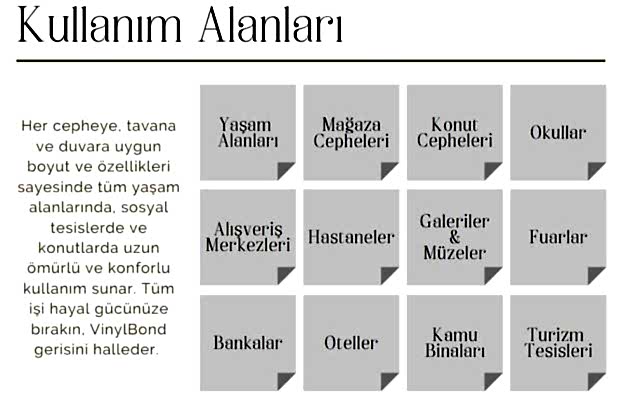 Dış cephe kaplama teknik özellikleri