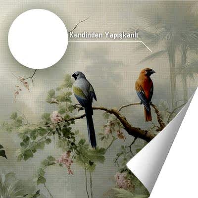 Kendinden Yapışkanlı Duvar Kağıdına Baskı