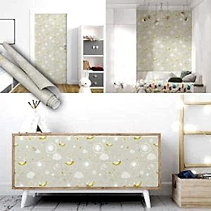 Sarı Eğlenceli Şekilli Çocuk Odası Yapışkanlı Folyo 45 ve 90 cm Rulo Çeşitleri Dekoros'ta! Silinebilir, Mobiya ve Dolap Kaplama Folyoları için Tıkla!