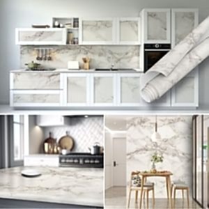 Kum Beji Mermer Desenli Yapışkanlı Folyo 45 cm ve 90 cm Rulo Çeşitleri Dekoros'ta. Son Moda Mat Folyolar, Kaliteli Ürün ve Uygun Fiyatlar Dekoros'ta!