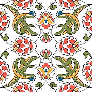Sarı Yeşil Osmanlı Çini Desenli Yapışkanlı Folyo 45 ve 90 cm Rulo Çeşitleri Dekoros'ta! Yapışkan Folyolar, Tezgah Arası Kaplama Folyo Modelleri için Tıkla!