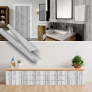Açık Gri Panel Ağaç Desenli Yapışkanlı Folyo 45 cm ve 90 cm Rulo Çeşitleri Dekoros'ta. Tezgah, Banyo, Duvar ve Masa Kaplamaya Uygun. Şimdi Tıkla.