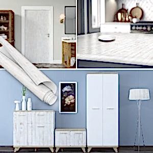 Beyaz Gri Ahşap Desenli Yapışkanlı Folyo 0136 45 cm ve 90 cm Rulo Çeşitleri Dekoros'ta. Banyo, Duvar, Masa, Tezgah ve Dolap Kaplamaya Uygun. Şimdi Tıkla!