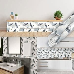 Lacivert Kuş Tüyü Yapışkanlı Folyo Kaplama 45 cm ve 90 cm Rulo Çeşitleri Dekoros'ta! Kendinden Yapışkanlı, Desen Takipli, Kaplama Folyoları için Tıkla!