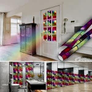 Pencere Kare Desenli Yapışkanlı Folyo 45 cm ve 90 cm Rulo Çeşitleri Dekoros'ta! Kendinden Yapışkanlı, Duşakabin, Banyo Kaplama Folyoları için Hemen Tıkla!