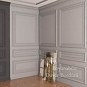 Boyanabilir Beyaz Duvar Bordürü ile Modern İç Mekanlar Oluşturun Dayanıklı Polimer Duvar Bordürleri. Bordür ve Çıta Modelleri için Hemen Tıkla!