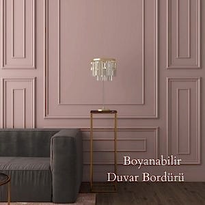 Boyanabilir Beyaz Duvar Bordürü ile Modern İç Mekanlar Oluşturun Dayanıklı Polimer Duvar Bordürleri. Bordür ve Çıta Modelleri için Hemen Tıkla!
