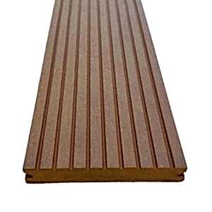 İçi Tam Dolu Çizgili Kompozit Deck Kahverengi