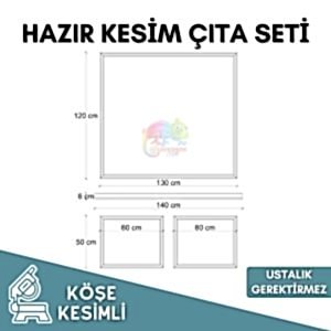 Kendinden Yapışkanlı Duvar Çıta Seti Modern Duvar Çıtası 018